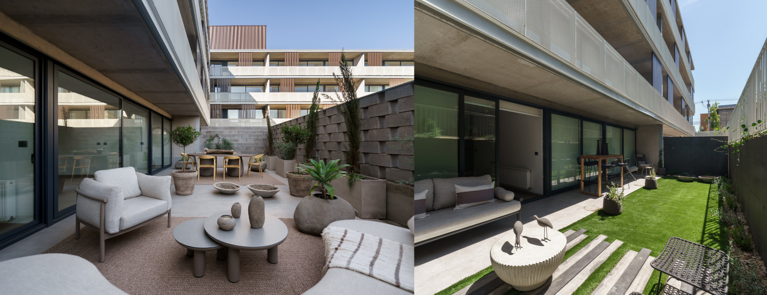 Azoteas y jardines privados