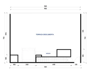 2 Dormitorios 2 Baños tradicional con azotea privada