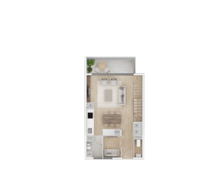 3 dormitorios 3 baños duplex con azotea