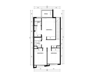3 dormitorios 3 baños duplex con patio