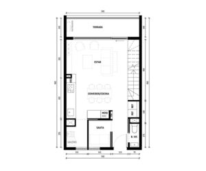 3 dormitorios 3 baños duplex con azotea