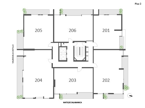 Plaza Matilde – Piso 2