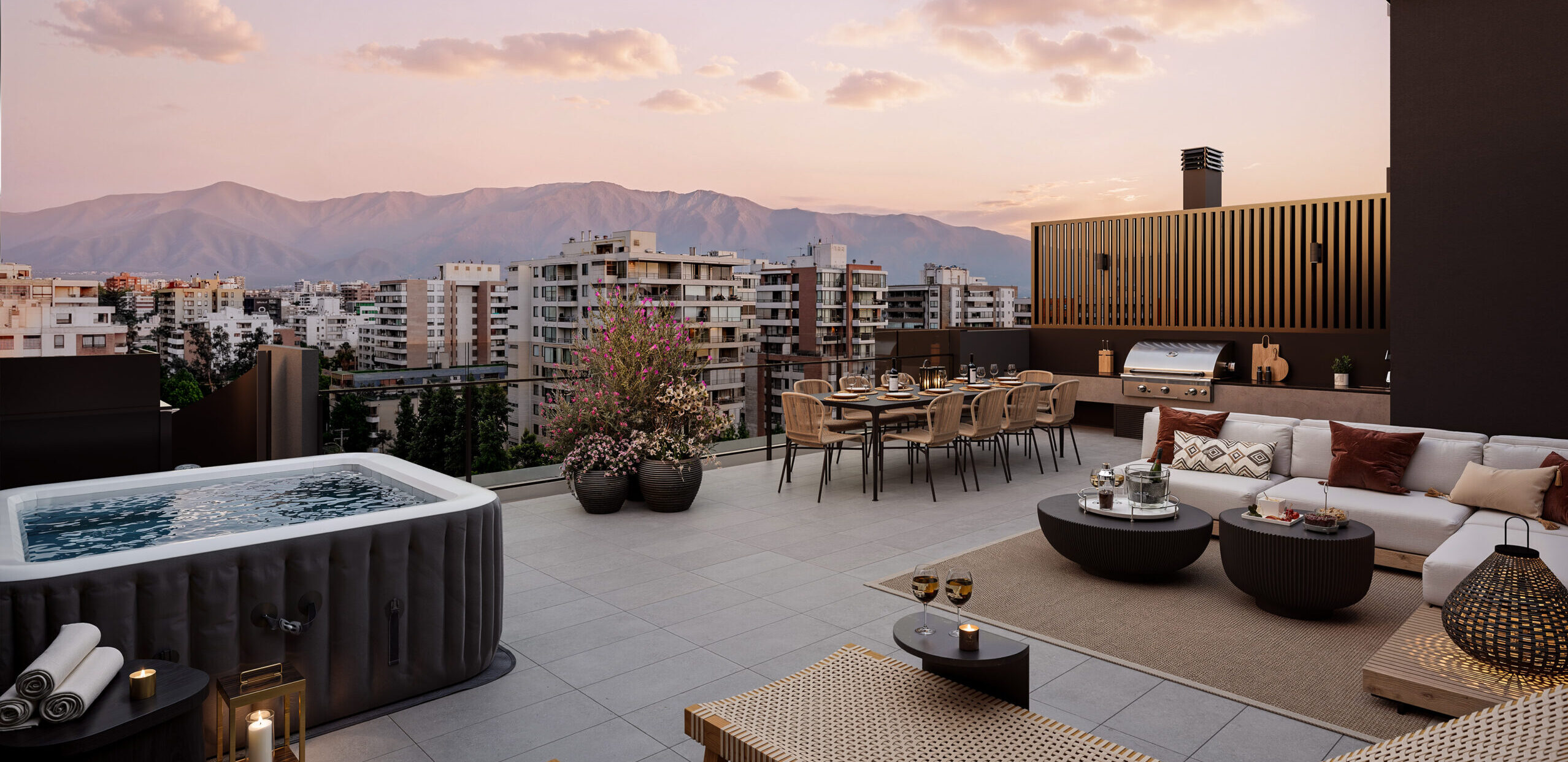 Azoteas y patios privados